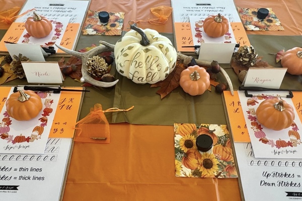 Modern Calligraphy and Pumpkin Lettering for Beginners at Tupelo Honey