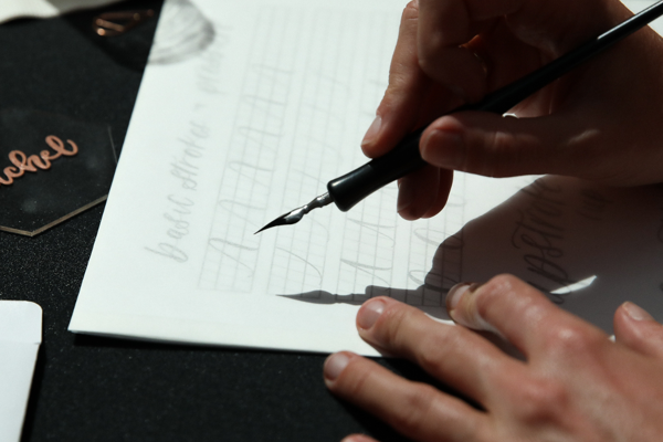 Modern Calligraphy & Pumpkin Lettering for Beginners at Poppets Coffee & Tea