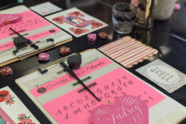 Galentine's Modern Calligraphy for Beginners at Lovely Brewing Company