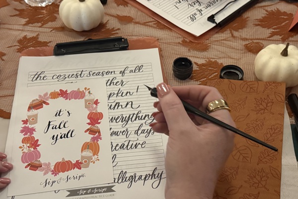 Modern Calligraphy for Beginners at Halcyon
