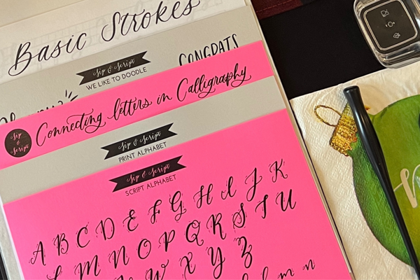 Modern Calligraphy for Beginners at Rose Hip Market