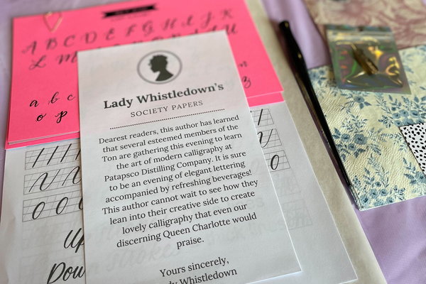 Bridgerton Modern Calligraphy for Beginners at Cozy Drop in Parkland