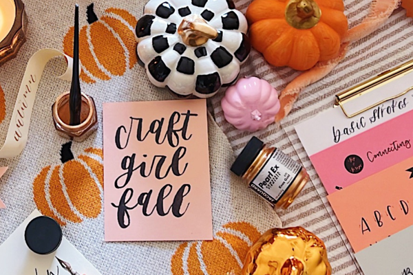 Modern Calligraphy & Pumpkin Lettering for Beginners at Time Out Market Union Square