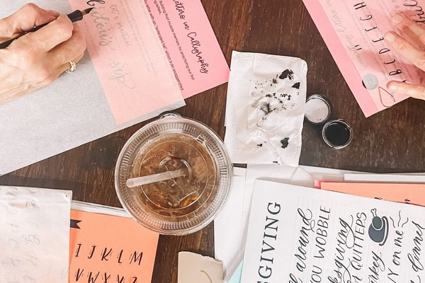 Modern Calligraphy & Place Card Lettering for Beginners at Chocolate Pi