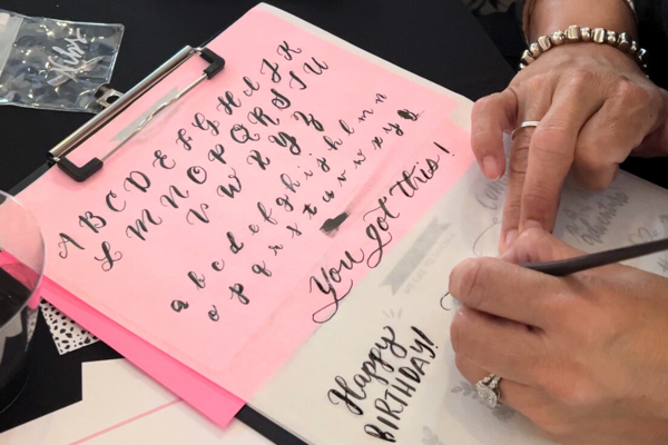 Modern Calligraphy for Beginners at Bakery Lorraine – Boerne