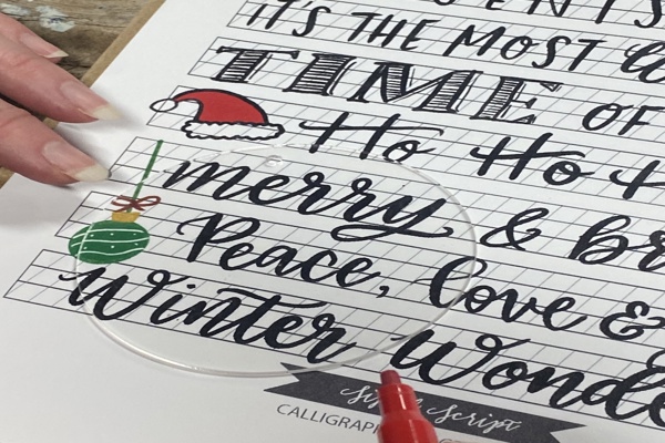 Modern Calligraphy & Ornament Lettering for Beginners at The Irish Exit
