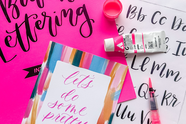 Brush Lettering for Beginners at Feathered Friend Brewing Co!