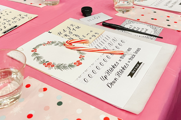 Holiday Modern Calligraphy for Beginners at West Sixth NULU