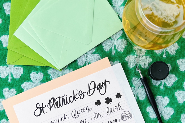 St. Patrick's Day Modern Calligraphy for Beginners at Lovely Brewing Company