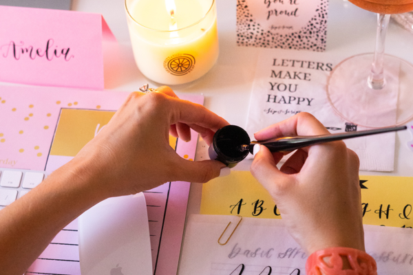 Virtual Modern Calligraphy for Beginners