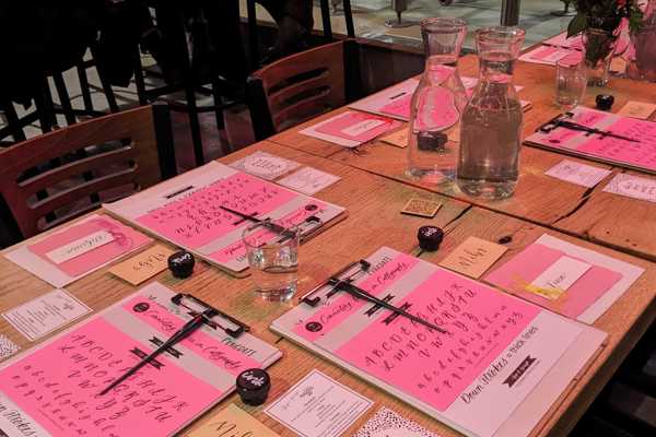 Modern Calligraphy for Beginners at Broken Clock Brewing