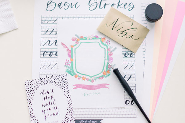 Modern Calligraphy for Beginners at Mondays Brewing Company Greenfield