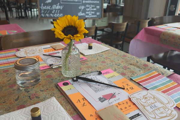 Modern Calligraphy for Beginners at Crooked Can Brewing Company