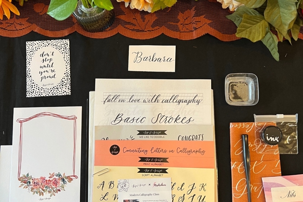 Modern Calligraphy for Beginners at Bakery Lorraine – The Rim