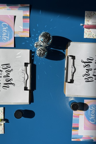 Brush Lettering and Ornament Lettering for Beginners at Radiant Beer