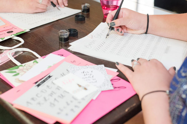 Modern Calligraphy for Beginners at Bakery Square