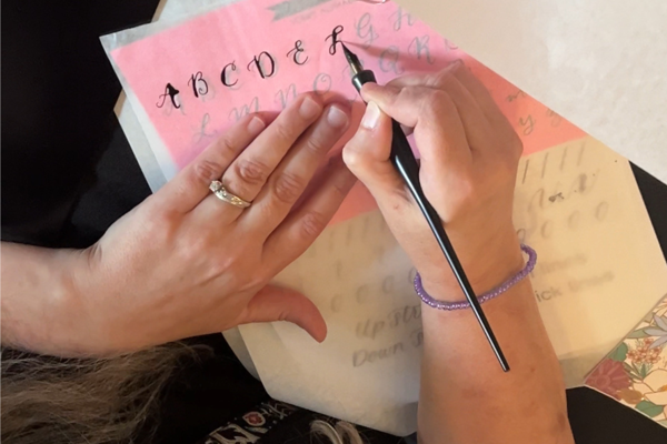 Modern Calligraphy for Beginners at Just Keep Blooming (inside RCHQ at Rolling Oaks Mall)