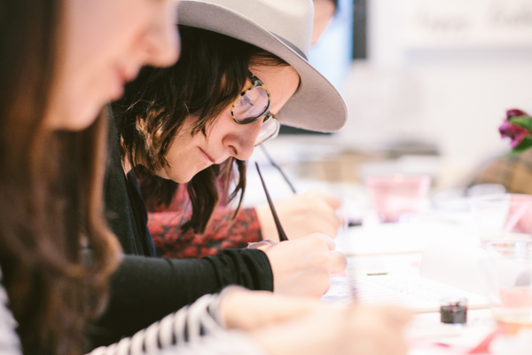 Modern Calligraphy for Beginners at Bakery Lorraine – The Rim
