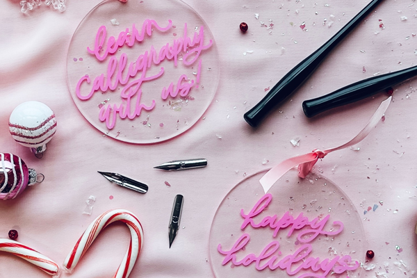 Modern Calligraphy & Ornament Lettering for Beginners at Fort Point Valencia!