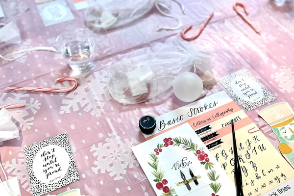 Modern Calligraphy and Ornament Lettering for Beginners at The Third Place Coffee Shop