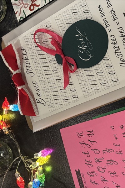 Modern Calligraphy & Ornament Lettering at Filbert Street Garden