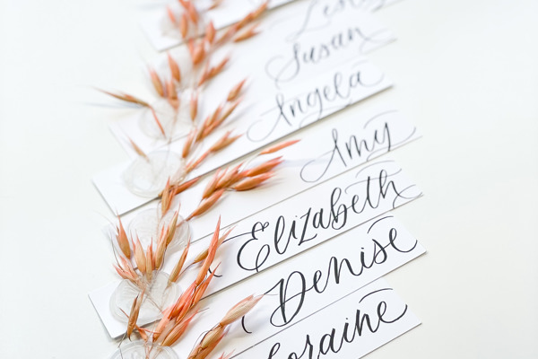 Friendsgiving with Pumpkin Lettering Modern Calligraphy for Beginners at Cozy Drop in Parkland