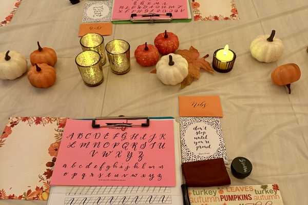 Modern Calligraphy & Pumpkin Lettering for Beginners at The Other Half