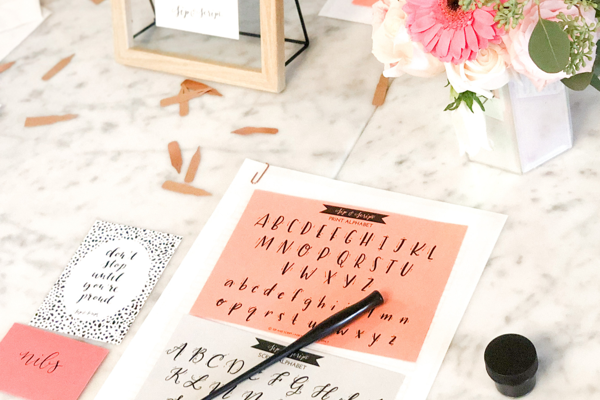 Modern Calligraphy for Beginners at Laurel Advocacy & Referral Services, Inc.