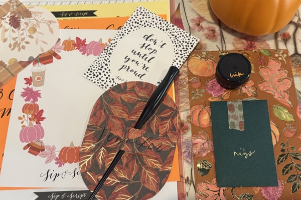 Modern Calligraphy and Place Card Lettering for Beginners at The Salty