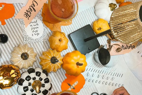 Modern Calligraphy for Beginners at Flossmoor Station Restaurant & Brewery
