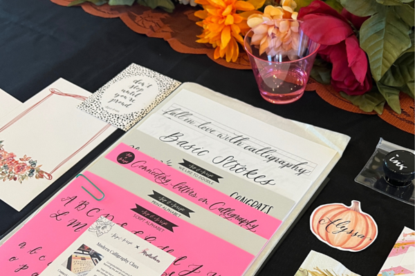 Modern Calligraphy for Beginners at Rose Hip Market