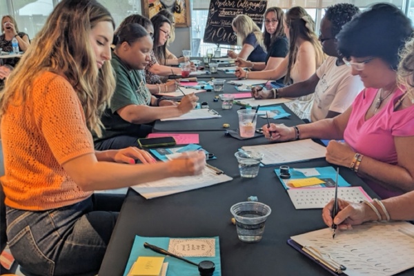 Hocus Pocus Modern Calligraphy for Beginners at Aloft Downtown