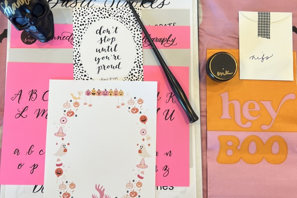 Modern Calligraphy for Beginners at Lockwood Distilling Co.