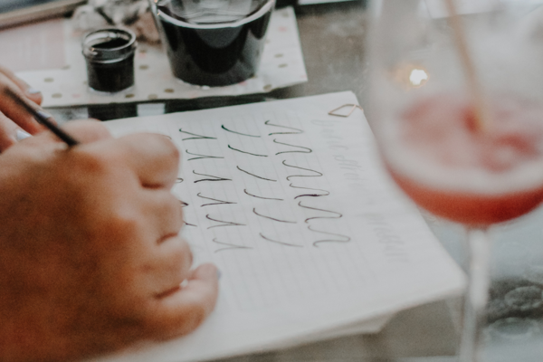 Modern Calligraphy for Beginners at Yuengling Draft Haus