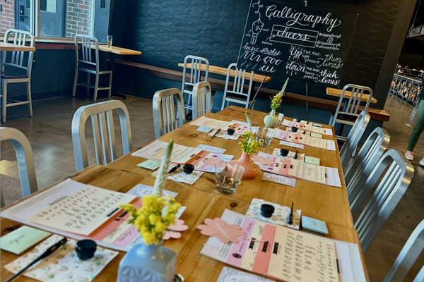 Modern Calligraphy & Pumpkin Lettering for Beginners at Trillium Brewing Co