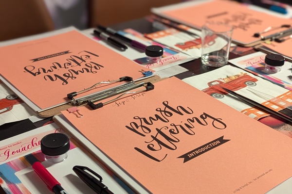 Brush Lettering and Pumpkin Lettering for Beginners at Corn Coast Brewing Taproom