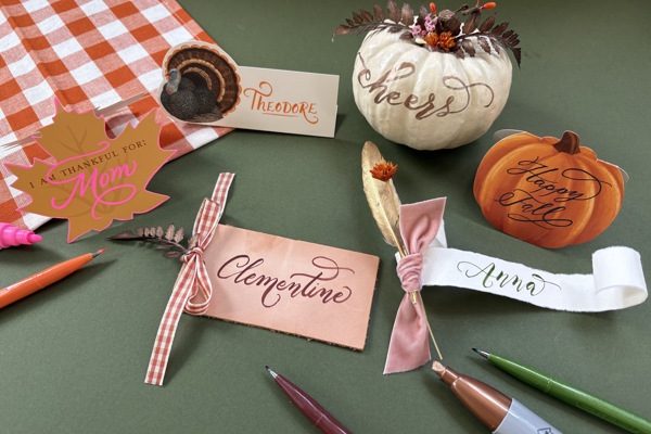Modern Calligraphy and Place Card Lettering at Jordan's Jungle