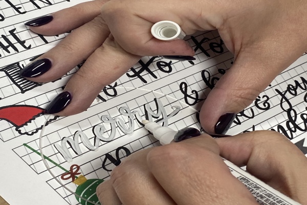 Brush Lettering & Ornament Lettering for Beginners at Tenacity Brewing