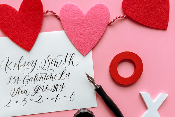 Modern Calligraphy and Galentine's Lettering for Beginners at Third Eye Yoga!