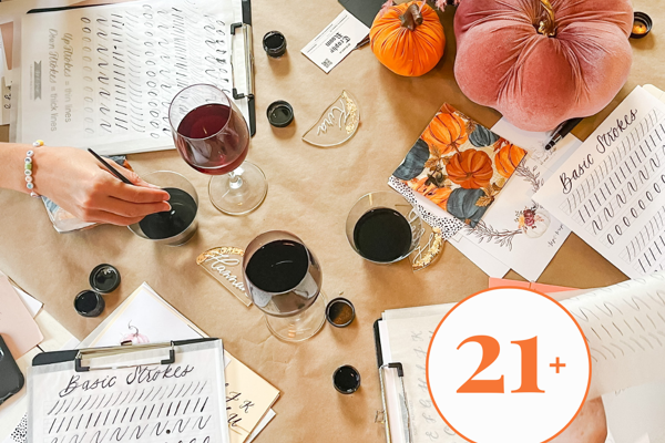 Modern Calligraphy & Pumpkin Lettering for Beginners at Miss Nellie's (21+)