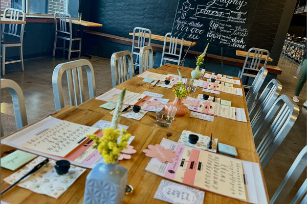 Modern Calligraphy & Ornament Lettering for Beginners at Trillium Brewing
