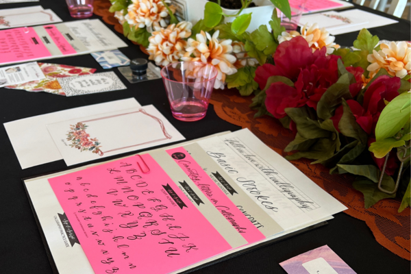 Modern Calligraphy for Beginners at Bakery Lorraine – Boerne