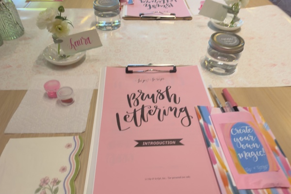Brush Lettering for Beginners at The General Muir