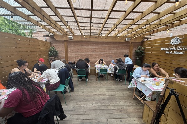 Brush Lettering for Beginners at Landmark Cevicheria