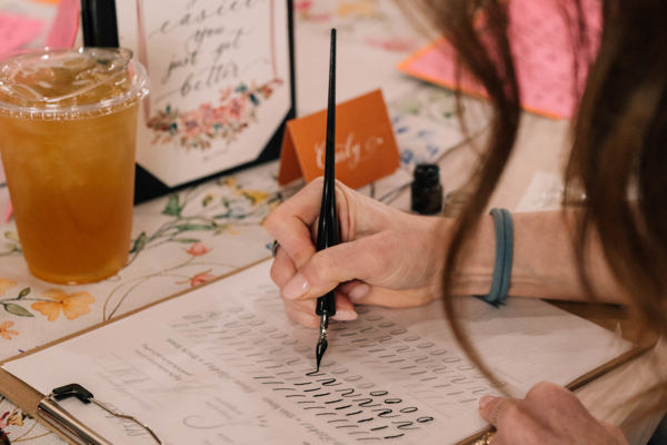 Modern Calligraphy for Beginners at Alana’s Coffee Roasters
