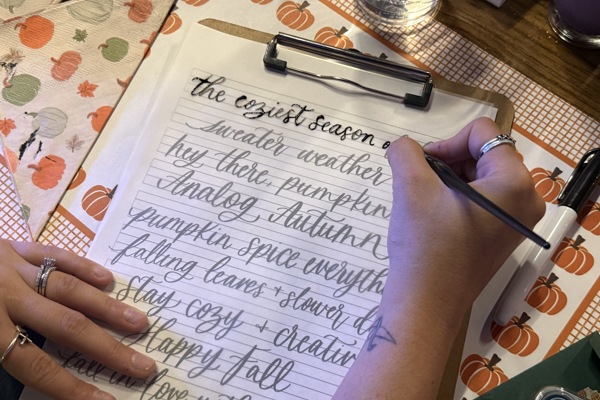 Modern Calligraphy for Beginners at Sweetwaters Coffee & Tea – Canton
