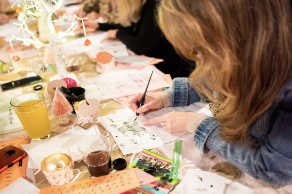 Modern Calligraphy & Ornament Lettering for Beginners at Vitality Lounge