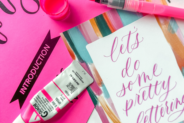 Brush Lettering for Beginners at Sweetwaters Coffee & Tea