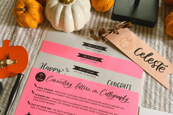 Modern Calligraphy & Pumpkin Lettering for Beginners at Sweetwaters Coffee & Tea