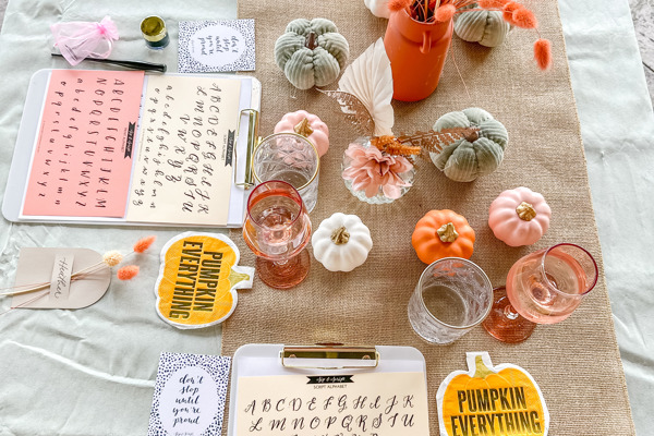 Modern Calligraphy & Pumpkin Lettering for Beginners at Lutz Whistle Stop Depot